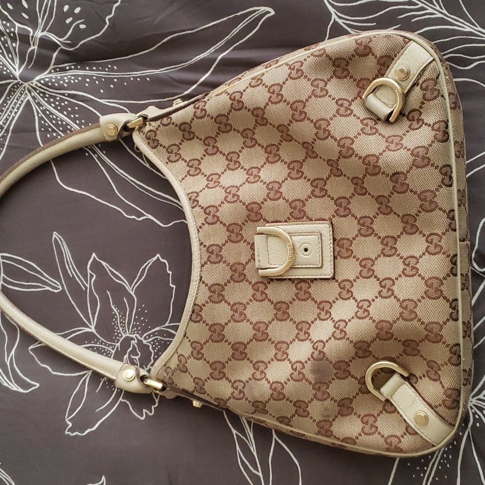 Gucci GG Jacquard Handbag - Picture 1 of 6